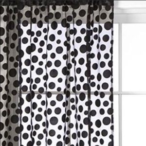 Black Polka Dot Curtains - Xhilaration